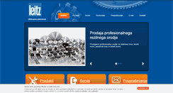 Desktop Screenshot of leitz.si